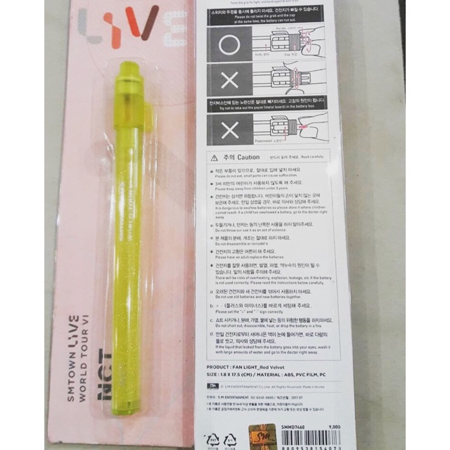 PENSTICK SMTOWN LIVE (EXO, NCT, SHINEE, SUPER JUNIOR, SNSD, RED VELVET)