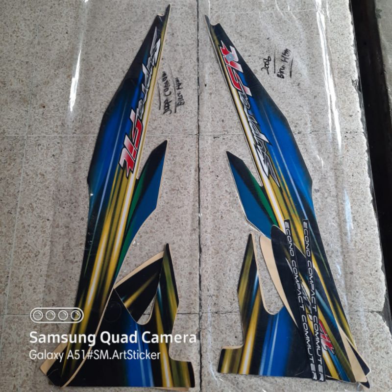 striping standar ori list stiker motor honda supra fit lama tahun 2006 ready stok