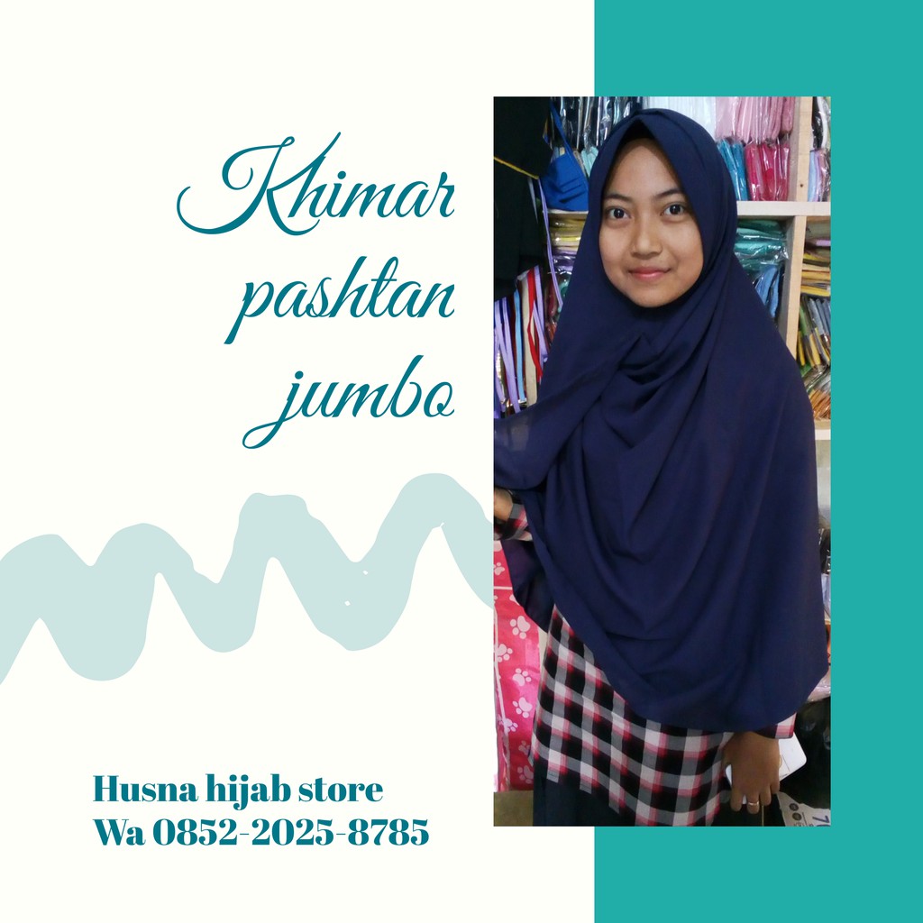 [BRAND HUSNA HIJAB] Pasmina Instan Jumbo / Pastan Jumbo Wolfis