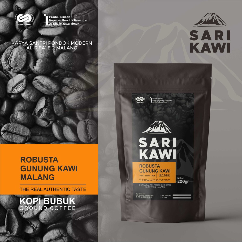 

Sari Kawi Ground Coffee Robusta 200g