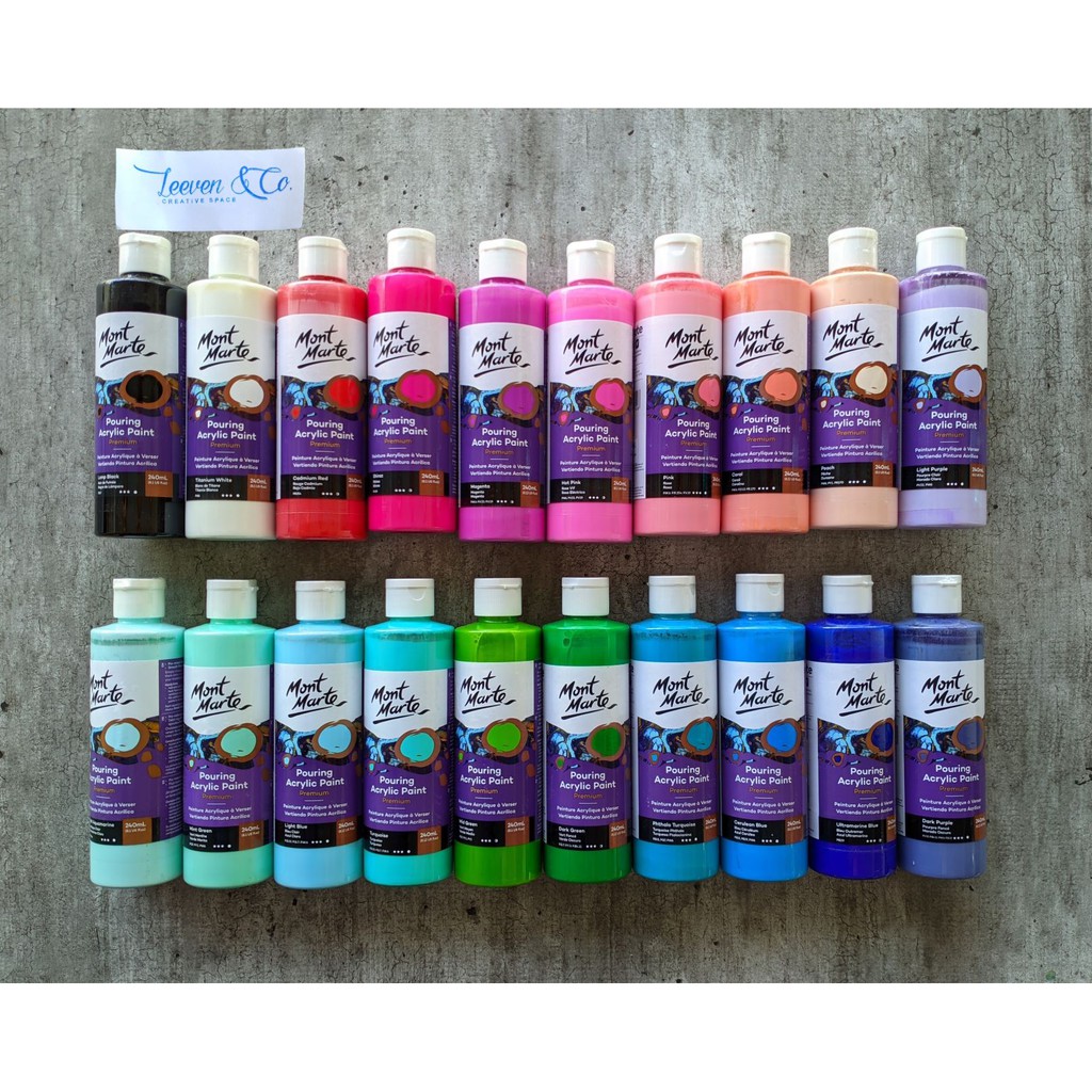 

MONT MARTE POURING ACRYLIC PAINT 240ML / 120ML