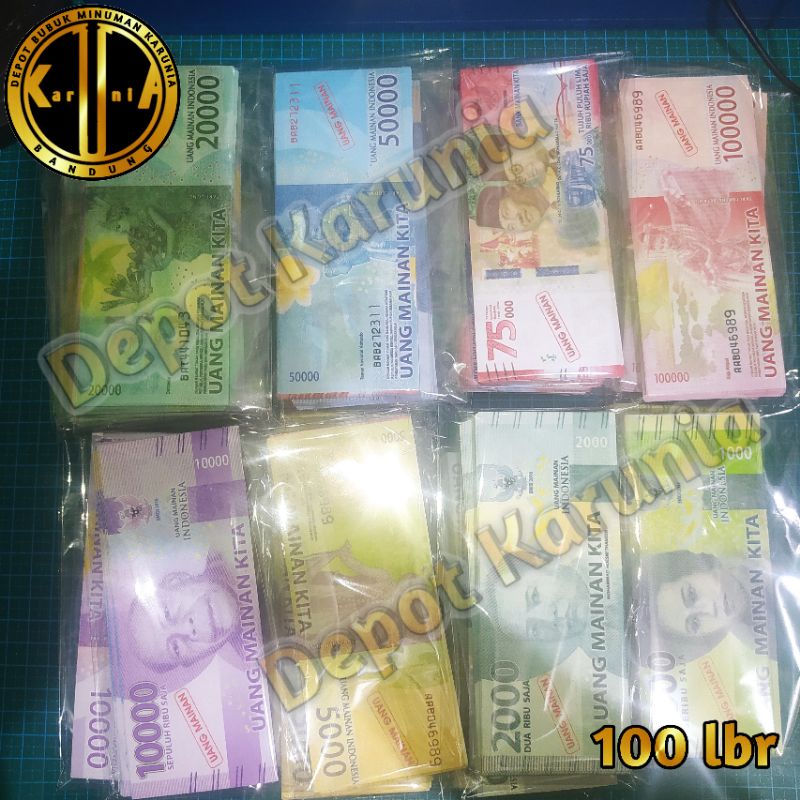 Uang Mainan / Uang Mahar 100 pcs