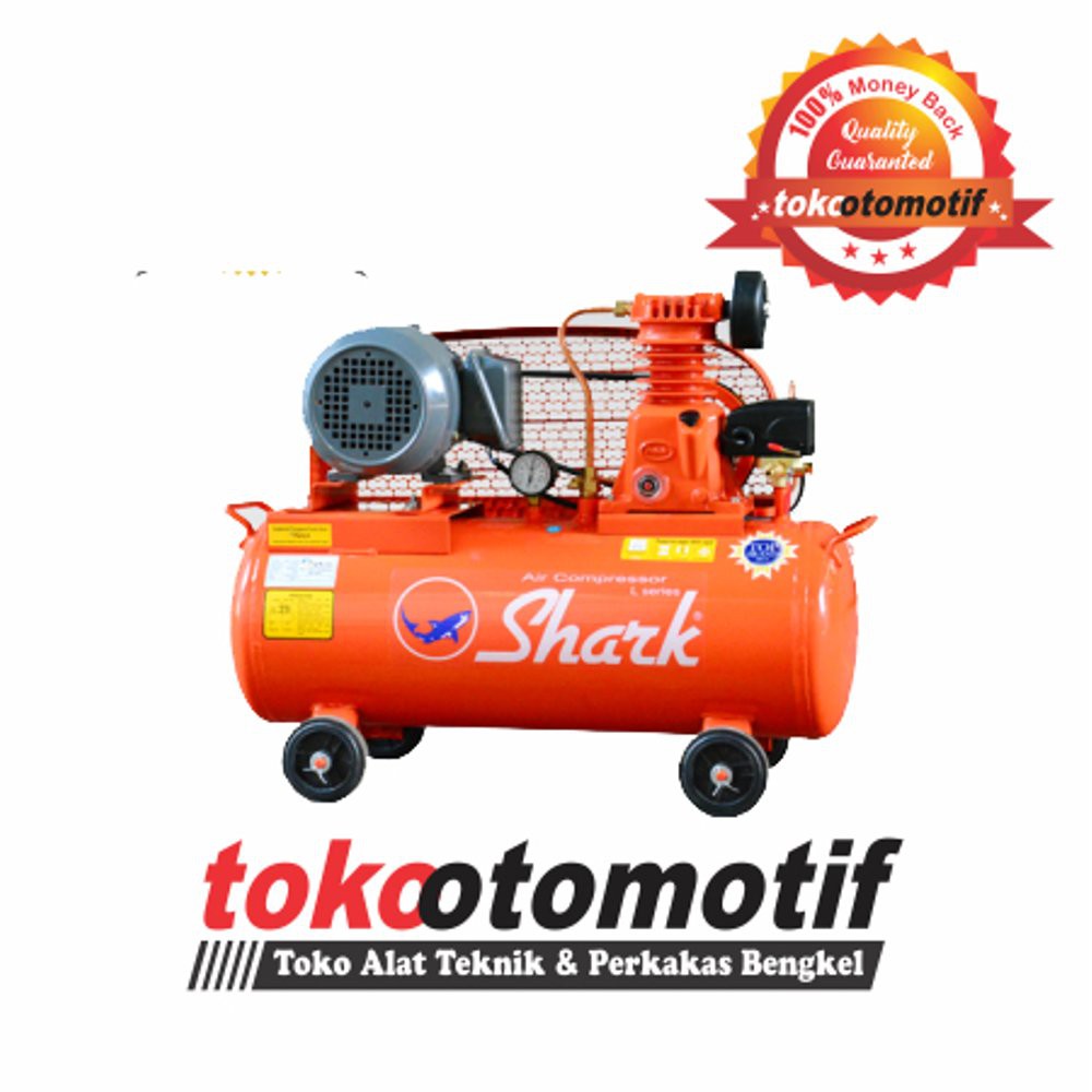 Kompresor 1/2HP Elektromotor SHARK - Kompresor Angin / Alat Isi Angin