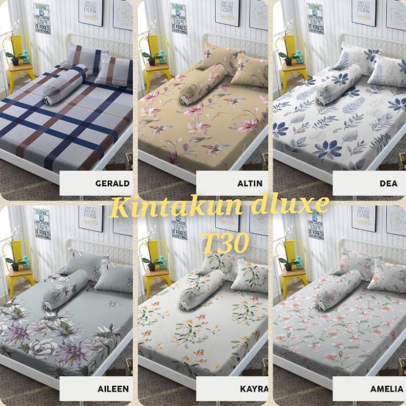 SPREI kintakun Dluxe T30 ukuran 160x200-180x200