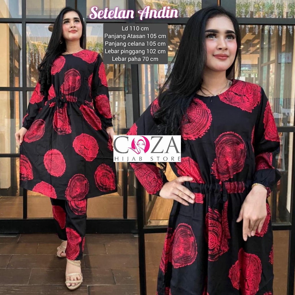 Setelan Andin Kayu  / Coza Batik