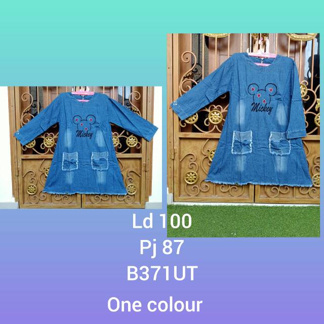 TUNIK JEANS  / TUNIK JEANS BORDIR