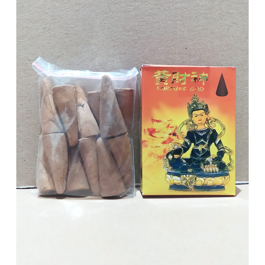 Hio Dupa Wangi India Kerucut Dewa Rezeki Fortune God isi 12
