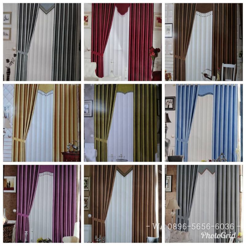 gorden polos jendela gorden jendela minimalis