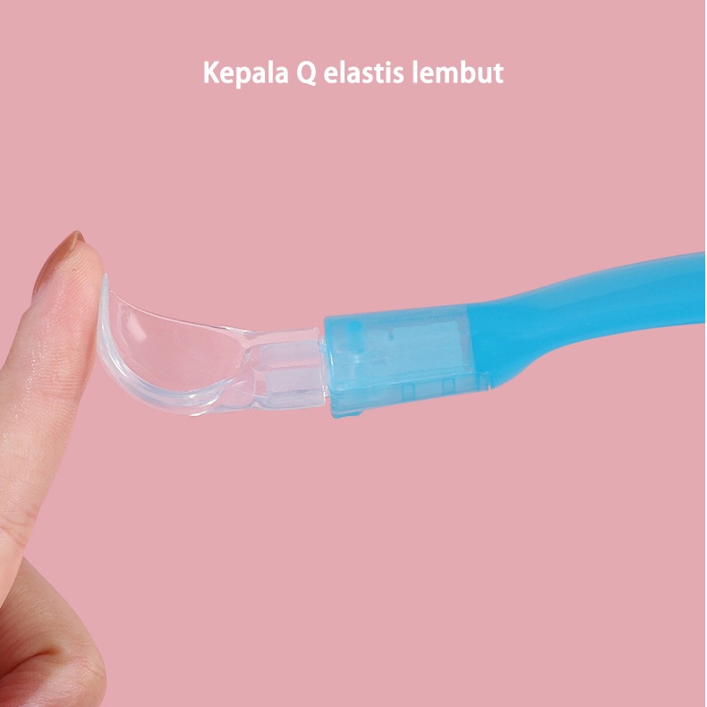 Sendok makan bayi/Sendok silikon bayi/Sendok Makan Bayi Silikon/Sendok makan bayi silicone (B64)