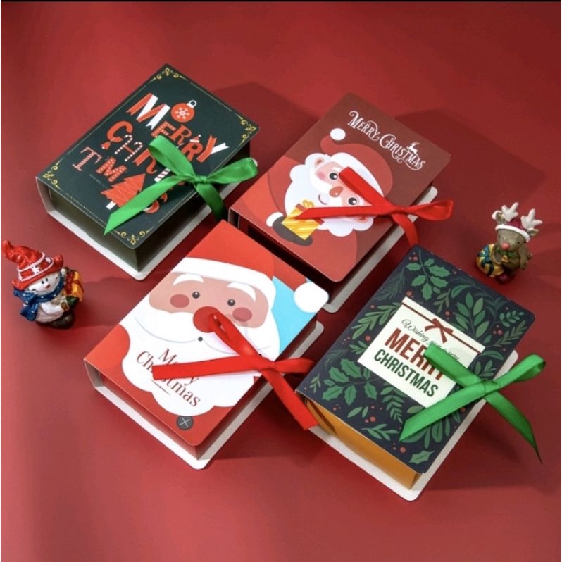 Ready! Kotak Kue Cookies Permen Natal / Packaging Box Christmast Xmas / Hampers Natal / Box Kado Natal