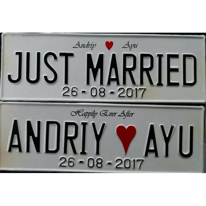 plat mobil variasi