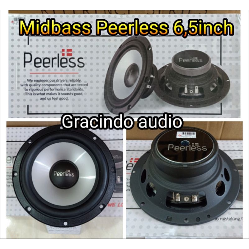 Speaker Midbass Peerless 6.5inch High Performance by Cello