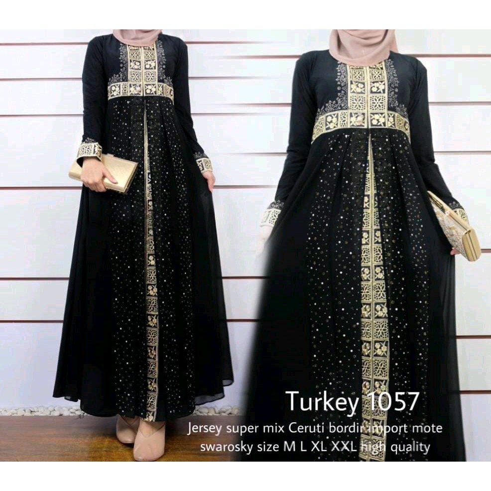 Abaya hitam turkey ori