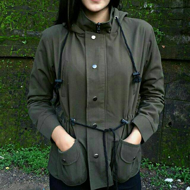 JAKET PARKA CEWEK - Jaket Gaul Parka Untuk Cewek