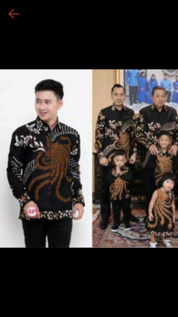 Kemeja Batik Pria Lengan Panjang Motif Sby An