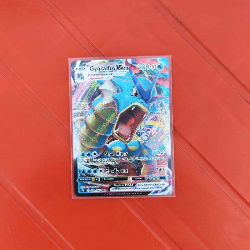 Gyarados VMAX RRR s7r 021/067 Kartu Pokemon TCG Indonesia
