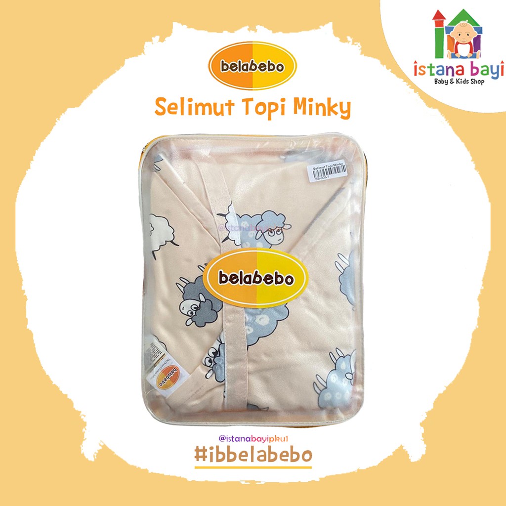 Belabebo Selimut Topi Minky/Selimut topi bayi