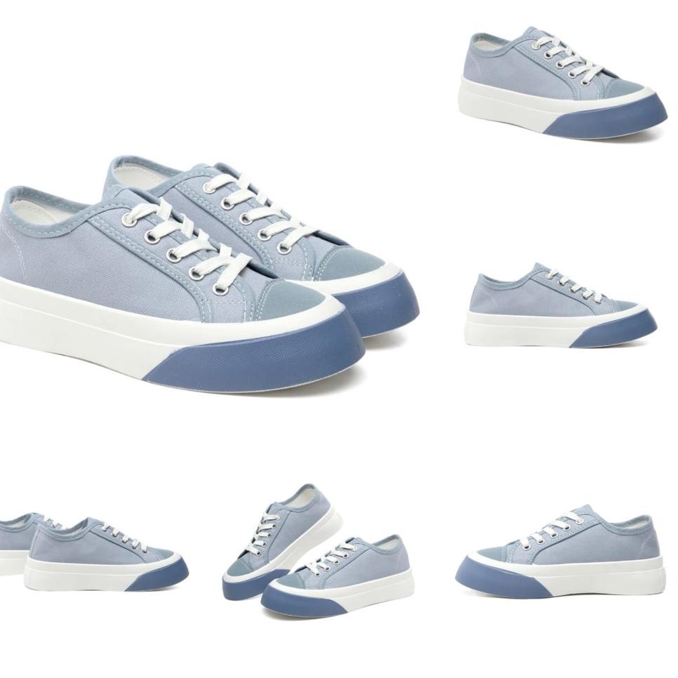 {AR.21Jl22ᴱ} Taeyong Sepatu Sneakers Wanita Sport Shoes Cream 103