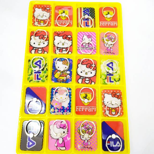 Ring Stand Gambar Karakter Branded Ring Besi Ring Warna