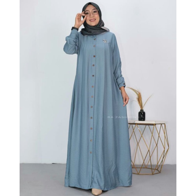 Ready Gamis Crinkle Linen Polos