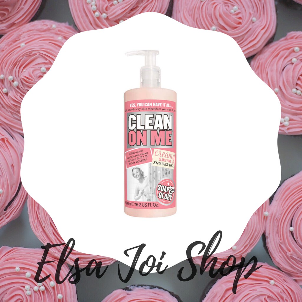 Soap&amp;Glory Clean On Me Shower Gel 500ml