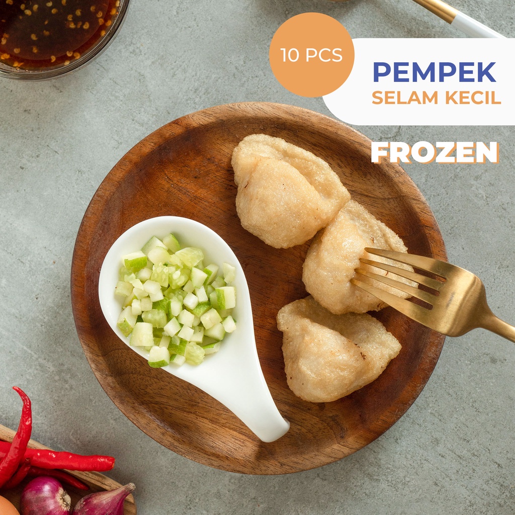 

Pempek Selam Kecil Ikan Tenggiri Frozen 10 pcs