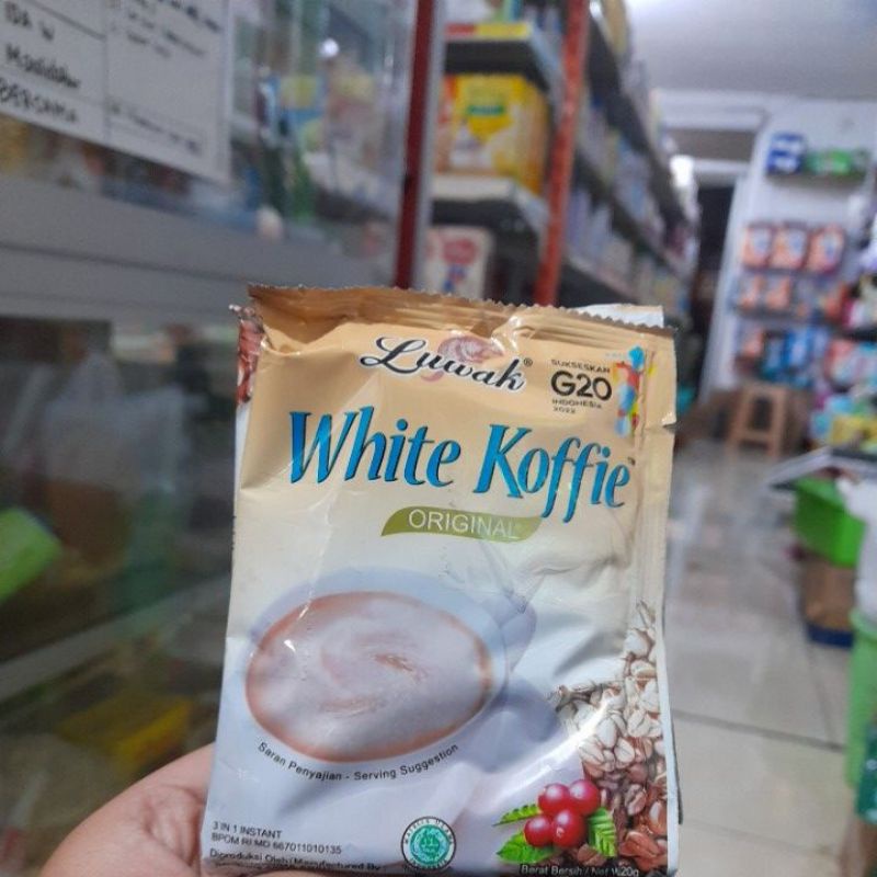 

White Koffie Sachet isi 5