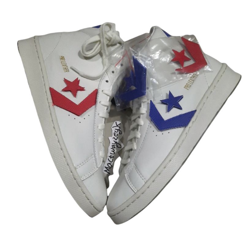 CONVERSE PRO LEATHER HI VINTAGE WHITE UNIVERSITY