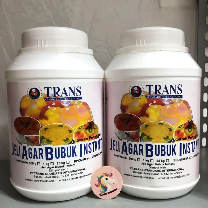 

Trans Jeli Agar Bubuk Instan / Instant Jelly Powder 500g ---NEW---