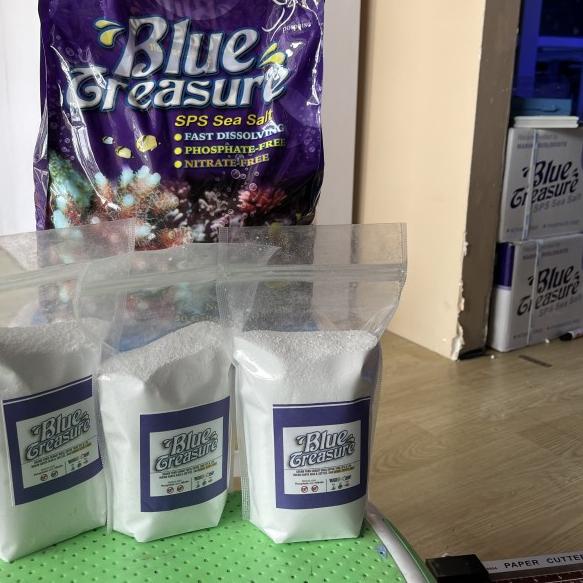 ❋ Blue Treasure Sea Salt Repack 1 Galon | Asw | Garam ikan hias air laut ☟
