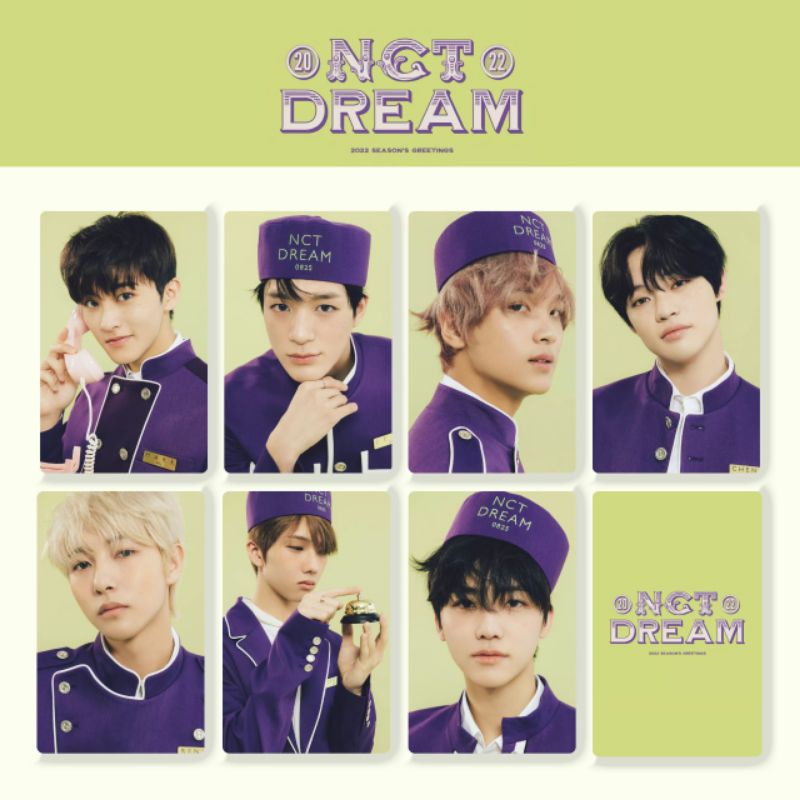 NCT DREAM 2022 PHOTOCARD SET ISI 7 PCS