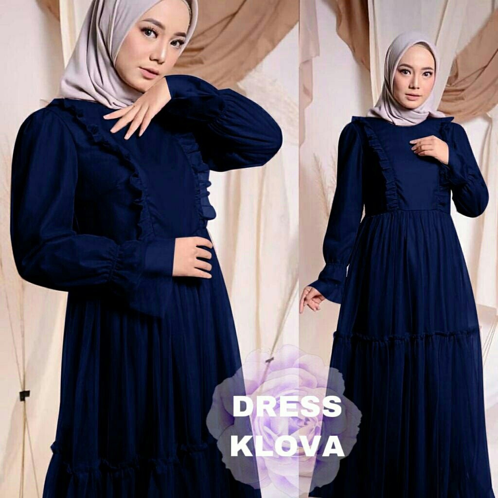 DRESS KLOVA 4Warna