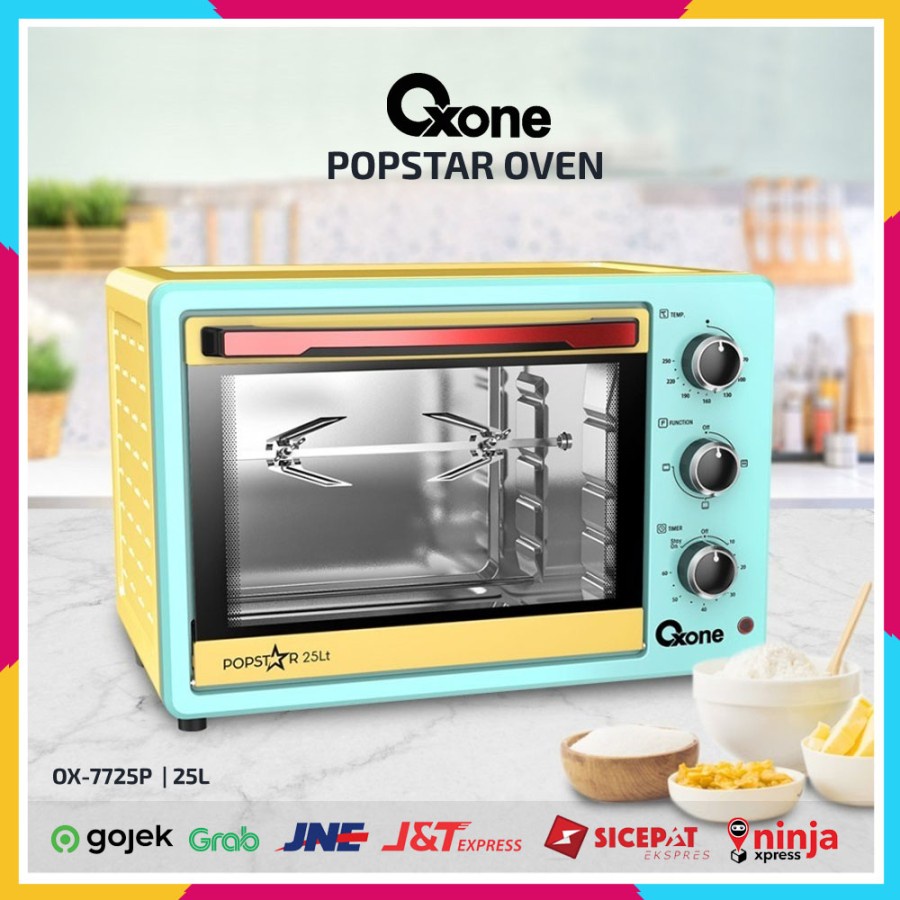 POP STAR OVEN OXONE OX-7725P / OX-7725 P / OVEN POPSTAR 25 Liter