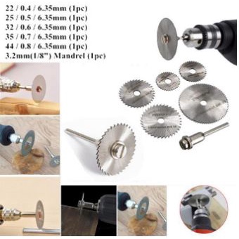 Mata Bor Mini Gerinda Kayu HSS Saw Blade Mata Gerinda Potong Set Komplit Stainless Gergaji Pemotong