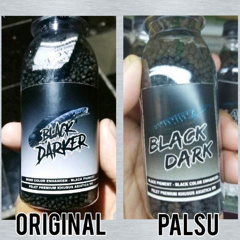 Pelet Black Darker Pelet Asiatica WS Kemasan Botol 100ml