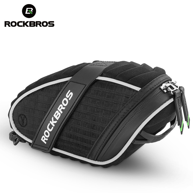 Tas Sepeda 3D Shell Waterproof - C16 - Black--Rockbros