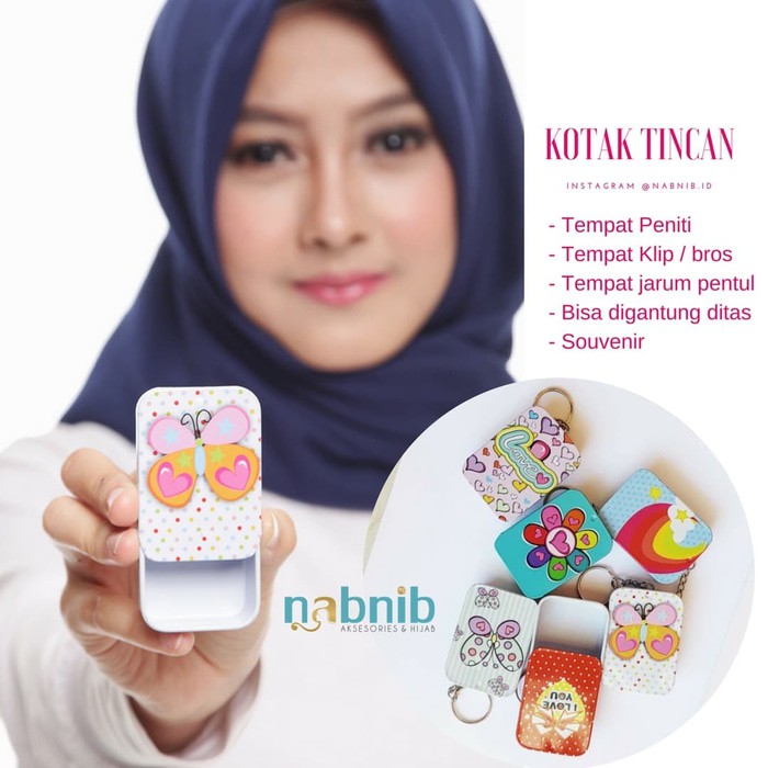 box mini - kotak tin can- box bros jilbab