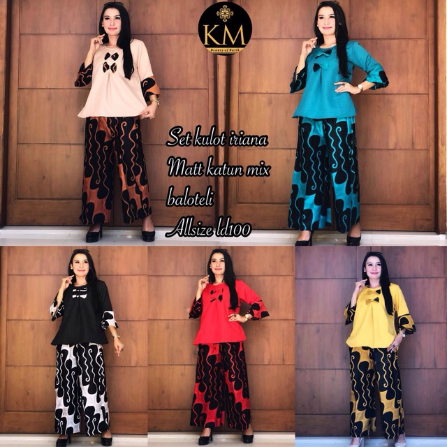 Set Kulot Iriana Batik