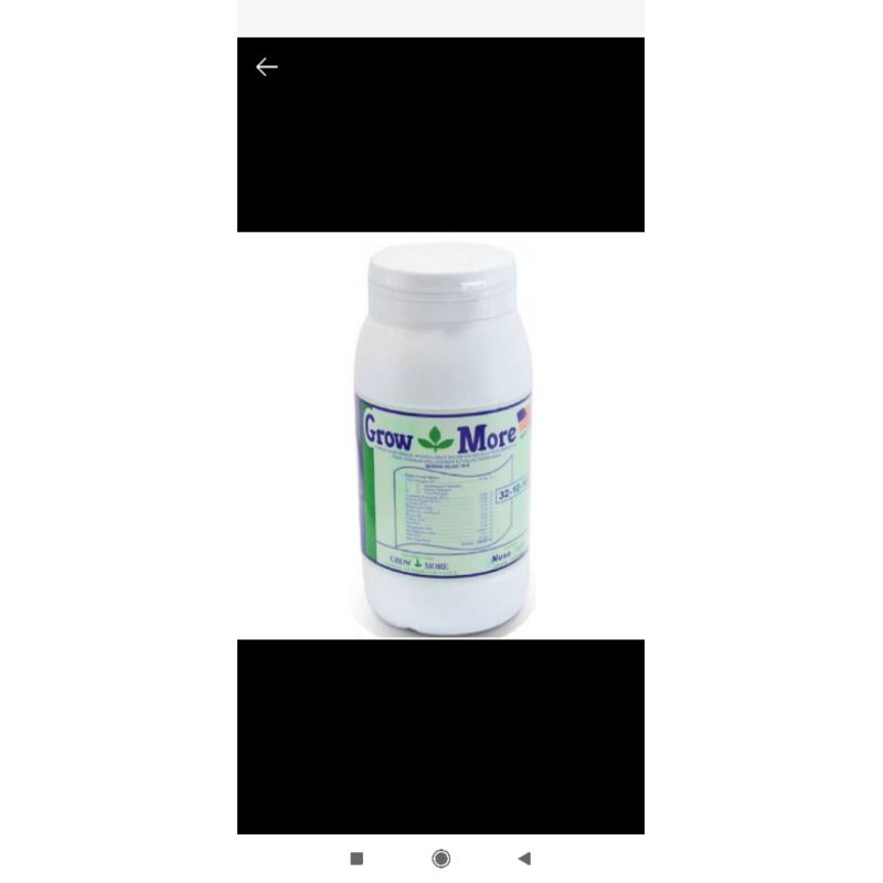Pupuk GrowMore Daun 32-10-10 Pupuk NPK Growmore cocok untuk pertumbuhan Vegetatif 454 gr