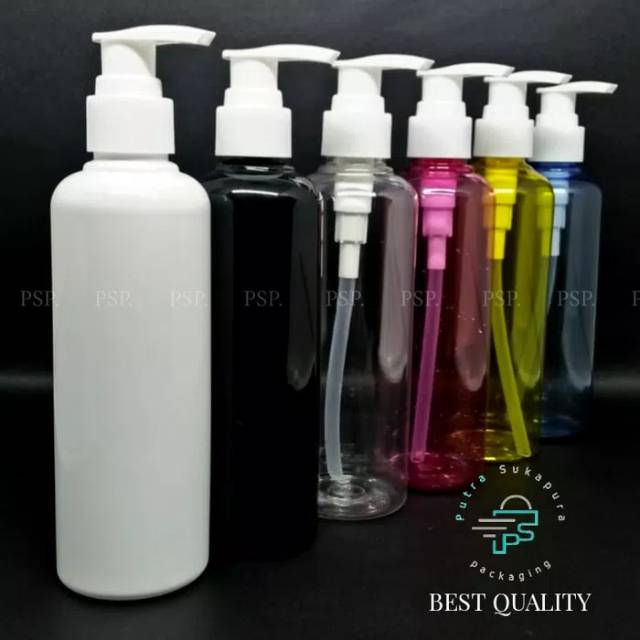 Botolpump 250ml / botol plastik 250ml tutup pump putih /Botol wadah sabun / Botol sabun cair