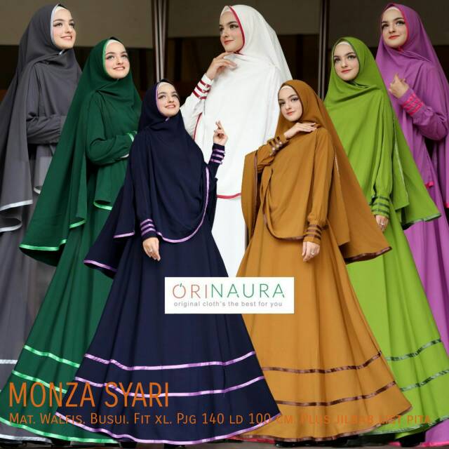 GAMIS MONZA SYARI ORI NAURA