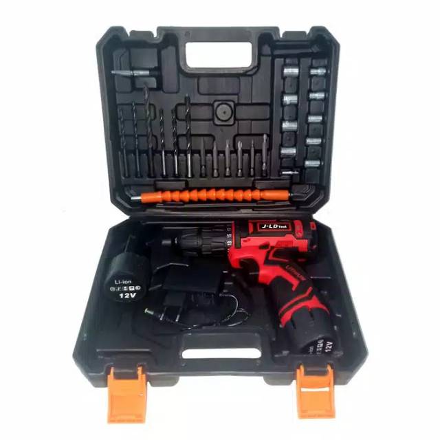 Cordless drill 12 volt JLD / bor baterai 12volt / Cordless Drill JLD 12volt