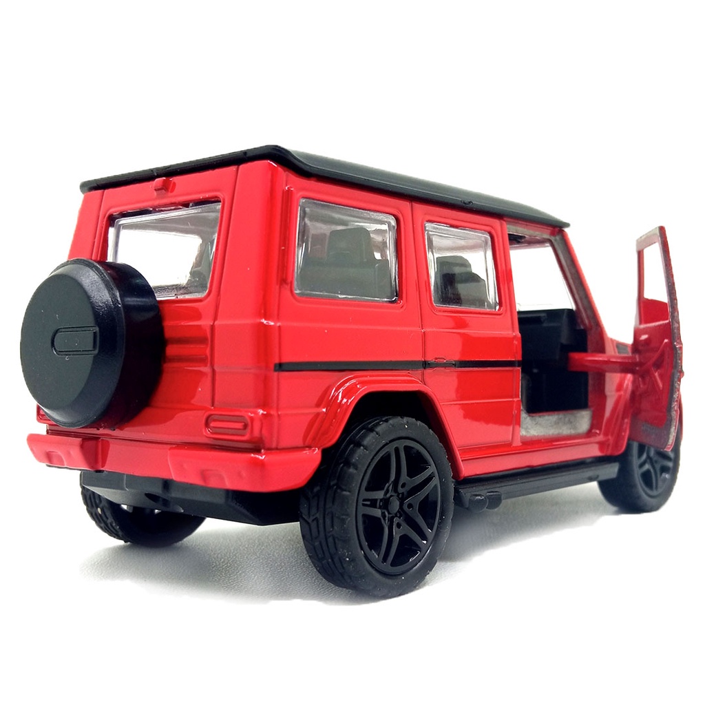 Toy Addict M3rcedes G-Class Offroad Merah Diecast Mainan Mobil Jeep