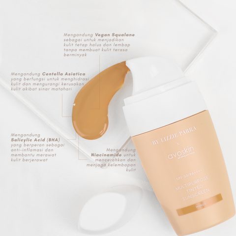 BLP X Avoskin Multipurpose Tinted Sunscreen 30 gr - Honey