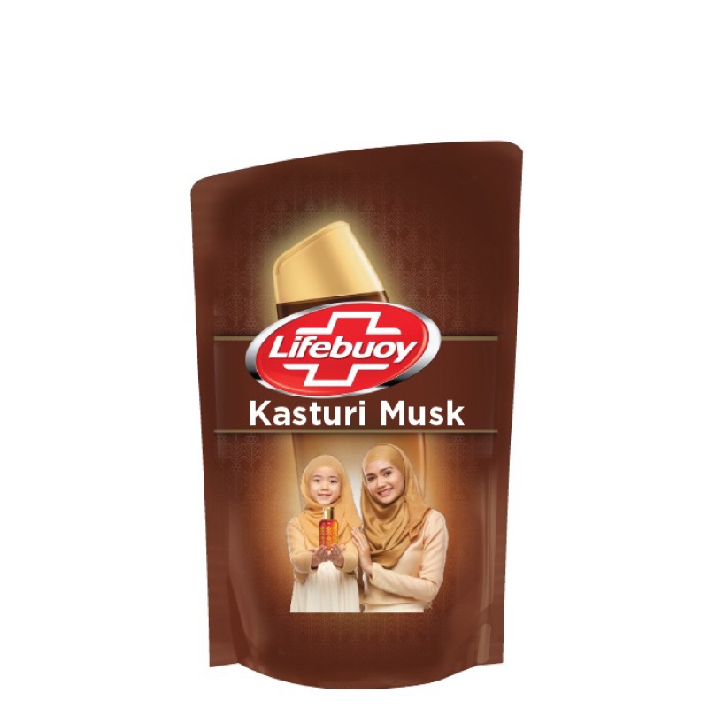 Lifebuoy Antibacterial Body Wash Refill Kasturi Musk 250 mL