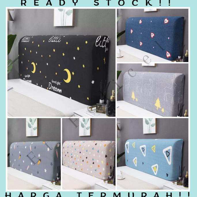 Full Elastic Headboard Cover / Penutup Sarung Divan Elastis Spring Bed Termurah