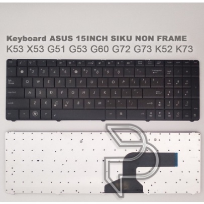 Keyboard Asus K53 K53e K53s G51 G51j K52 K52f K52j K52jc K53sd x54c