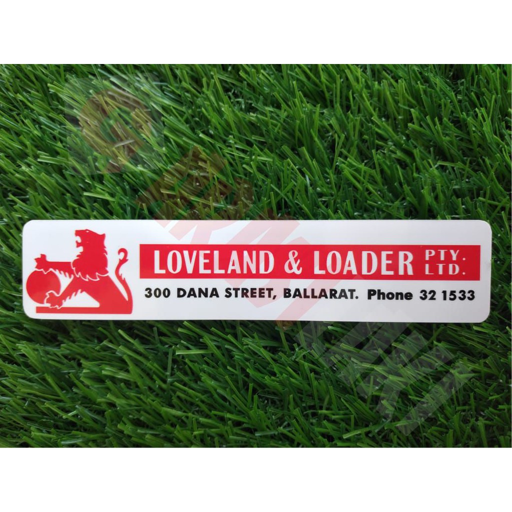 

Sticker/LOVELAND/&/LOADER