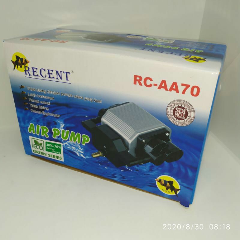 Mesin Gelembung Pompa Udara Aerator RECENT AA 70