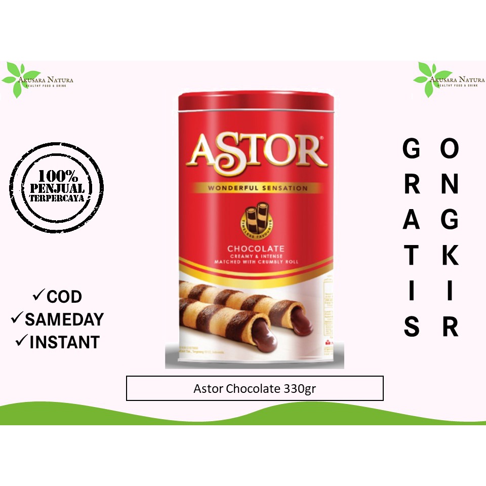 Astor Double Coklat 330 gr [BISA COD | SAMEDAY | INSTANT]